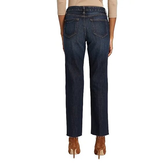 L'AGENCE Milana Stovepipe Jeans in Grainger (Dark Wash) - Size 25 - Picture 2 of 11